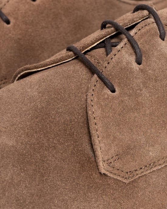 BOSS Orange Colby Mens Suede Derby Shoes with Removable Padded Insole