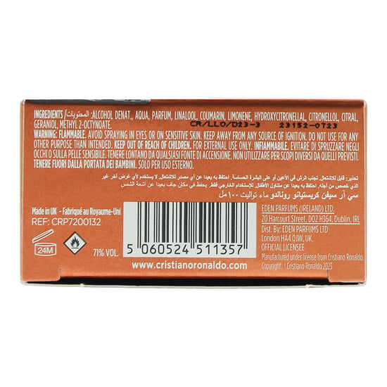 Cristiano Ronaldo Cr7 Fearless Eau de Toilette 30ml Spray for Him - Image 4