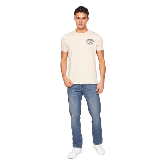 Crosshatch Heren Denim Jeans met print (Lichte wasbeurt) - Image 4