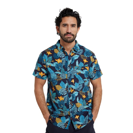 Mountain Warehouse Overhemd met korte mouwen voor heren Tropical (Blauw) - Image 1