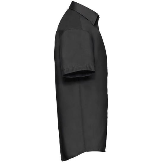 Russell Collection Kortärmad Ultimate Non-Iron Shirt för män (Svart) - Image 2