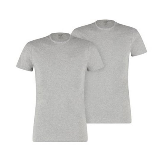 Puma Unisex T-shirt voor volwassenen (set van 2) (Grijze Mergel) - Image 1