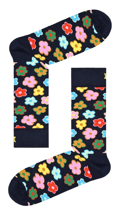 Happy Socks - Novelty Flower Design Socks | Great Gift - Flower - Image 2