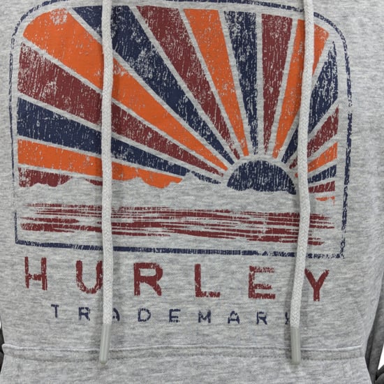 Hurley Mens Fleece Hoodie Casual Pullover Hooded