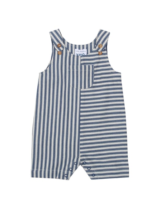 Kite Clothing Ticking Romper Dungarees