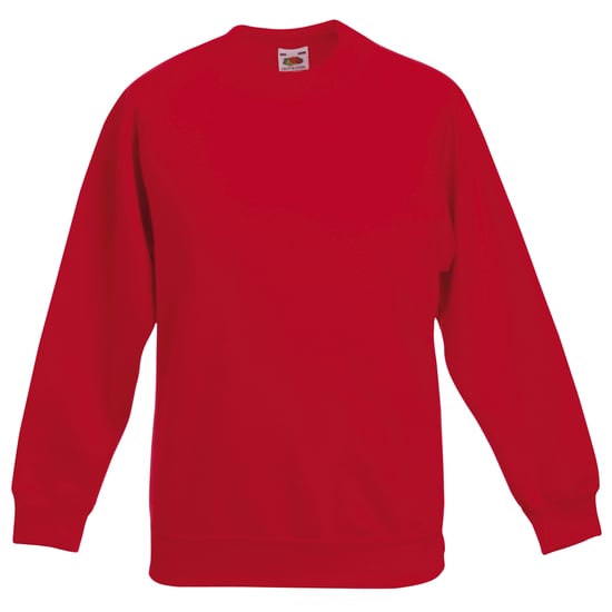 Fruit of the Loom Kinder Unisex Trui Met Raglan Mouwen (2 stuks) (Rood) - Image 1