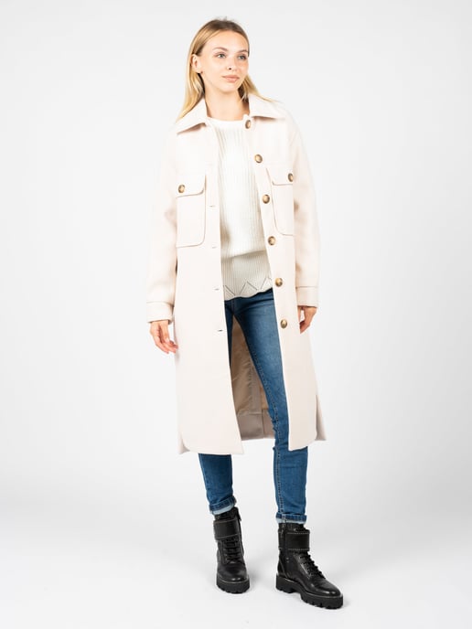 Silvian Heach Coat Woman's White - Image 5