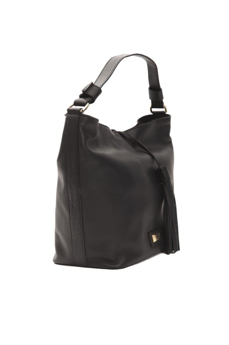 Pompei Donatella Women's Black Leather Shoulder Bag