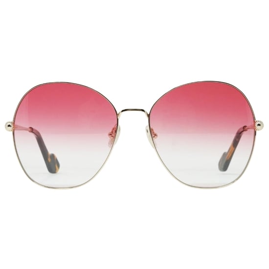 Lanvin Gradient Coral Lens Gold Sunglasses - Image 1