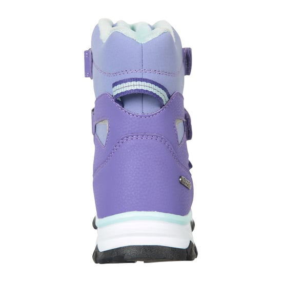 Mountain Warehouse Childrens/Kids Slope Adaptive Softshell Snow Boots (Lavender/Mint)