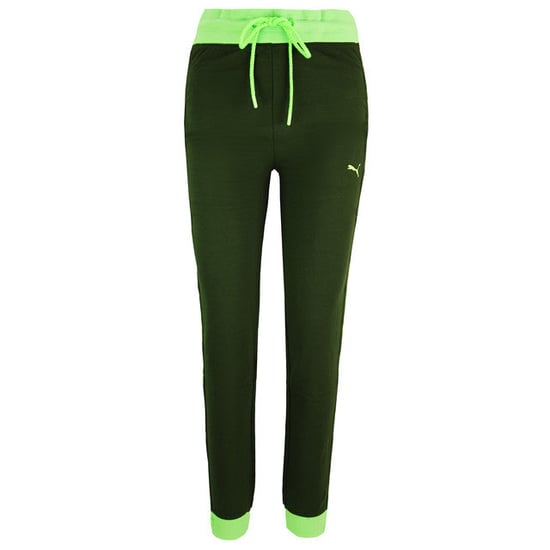 Puma x Rihanna Fenty Womens Lace Up Green Joggers - Image 1