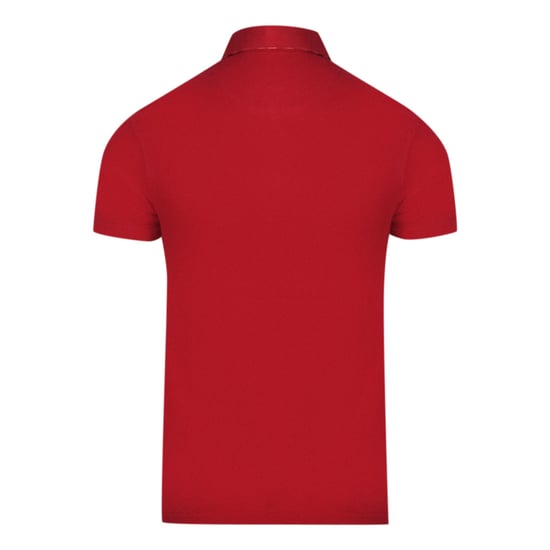 Aquascutum Aldis Crest Logo rood poloshirt op de borst - Image 2