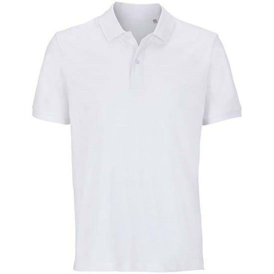 SOLS Unisex Pegase Piqué Poloshirt voor Volwassenen (Wit) - Image 1