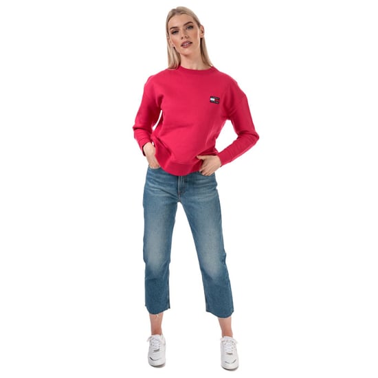 Women's Tommy Hilfiger Harper Straight Fit Stonewashed Jeans in Denim - Image 3