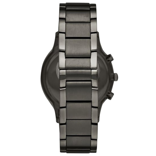Emporio Armani AR11215 Chronograph Blue Dial Gunmetal Strap Men's Watch