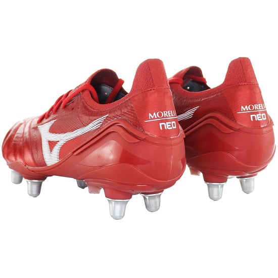 Mizuo Morelia Neo III Beta ESI Heren Rode Voetbalschoenen - Image 3