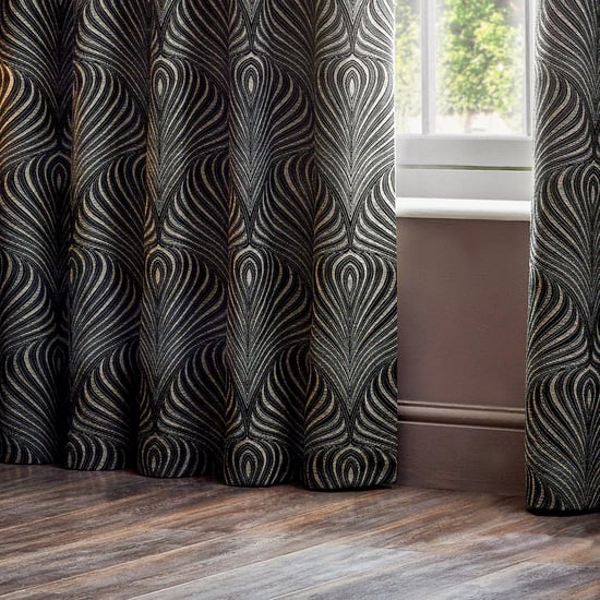 Paolleti Gatsby Jacquard Eyelet Curtains - Image 2
