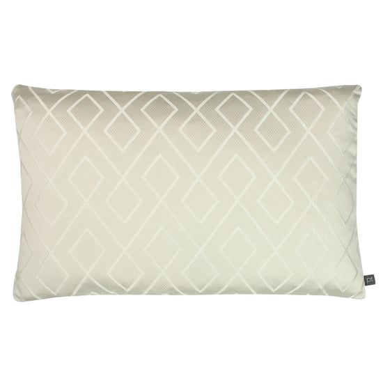Prestigious Textiles Pivot Geometric Jacquard Feather Filled Cushion - Image 1