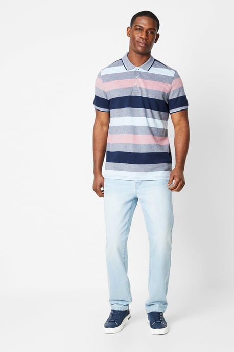 Barbados Stripe Polo