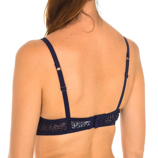 Underwire bra with velvet details 009B3 woman