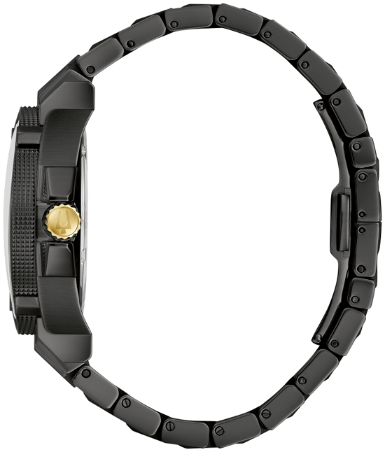 Bulova Precisionist Icon Heren Zwarte Horloge 98B408 - Image 2