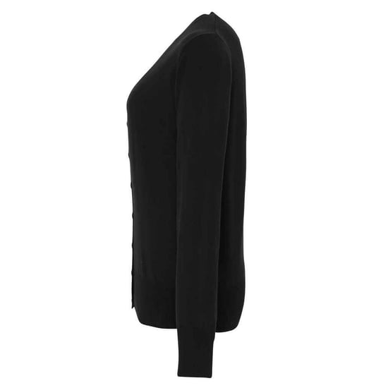 Premier Dames/Dames Essential Acryl V Hals Vest (Zwart) - Image 3
