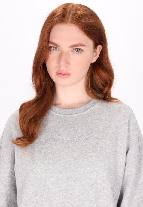 Dreimaster Sweatshirt Dames grijs melange - Image 5