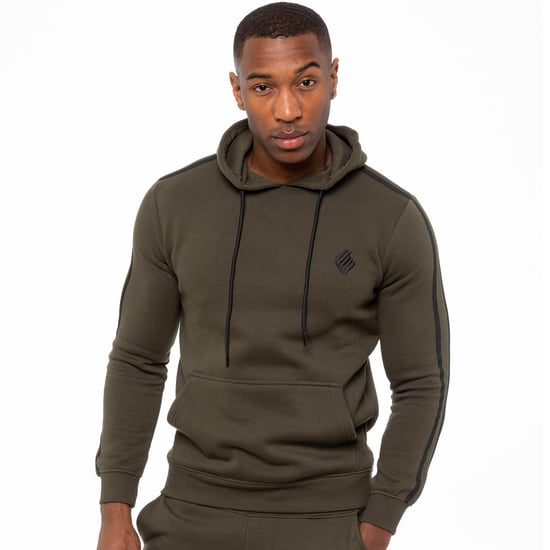 Mens Pullover Striped Hoodie - Image 1