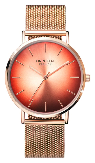 Orphelia Fashion Flash Dames Roze Gouden Horloge OF714826 - Image 1