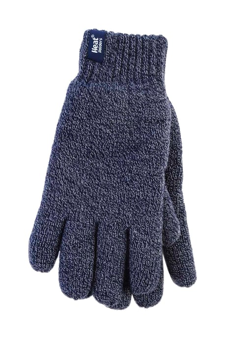 Heat Holders - Gebreide handschoenen met fleecevoering voor heren - Marine - Image 1