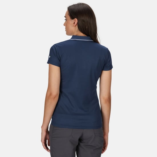 Regatta Womens/Ladies Maverick V Polo Shirt (Dark Denim)
