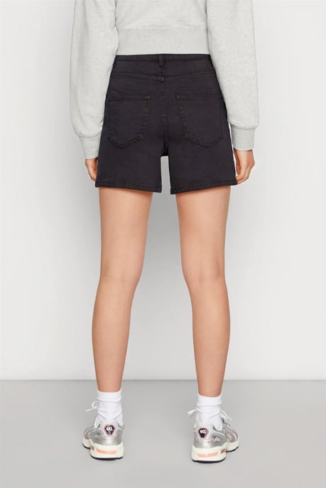 Stretch High Waist Denim Shorts