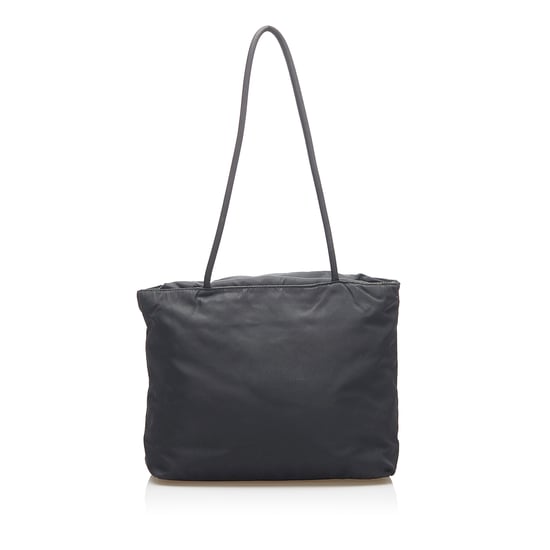 Vintage Prada Tessuto Shoulder Bag Black - Image 3