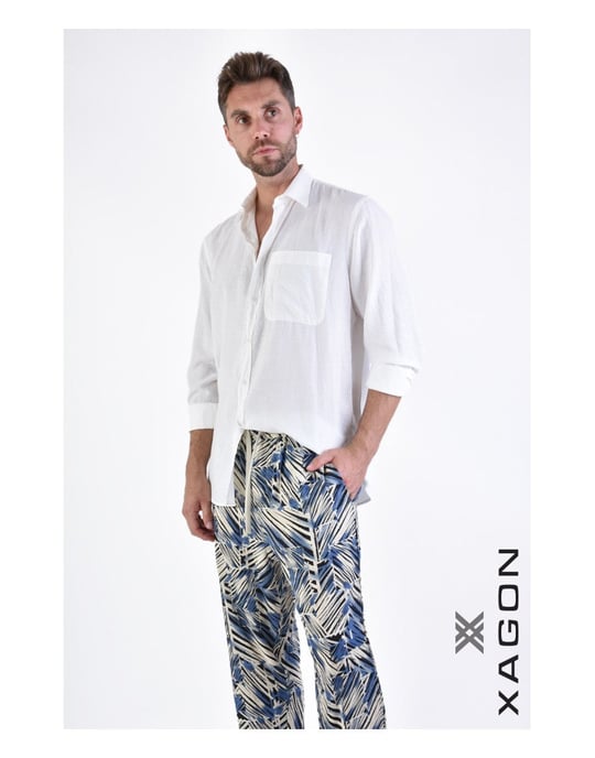 Xagon Shirt Manica Men's White - Image 2