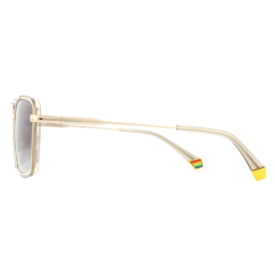 Polaroid Sunglasses PLD 6115/S 84E LA Gold Beige Brown Gradient Polarized