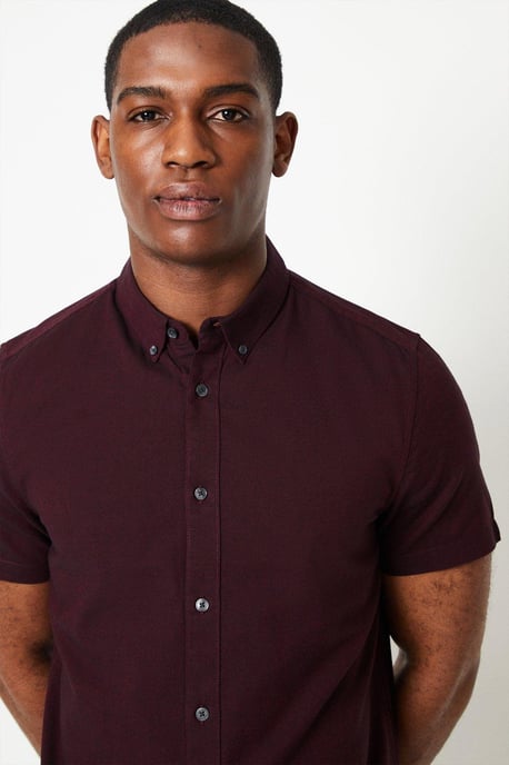 Short Sleeve Oxford Shirt - Image 4