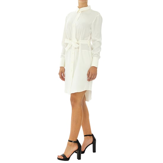 Armani Exchange Women Dress   Full sleeve White - Image 3