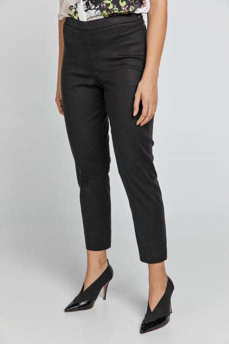 Slim Fit Black Pants Conquista Fashion