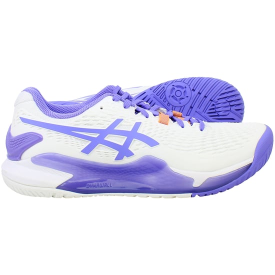 Asics Gel-Resolution 9 Womens White Tennis Shoes - Image 3