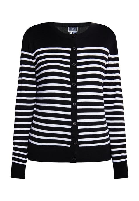 Dreimaster Cardigan women black white