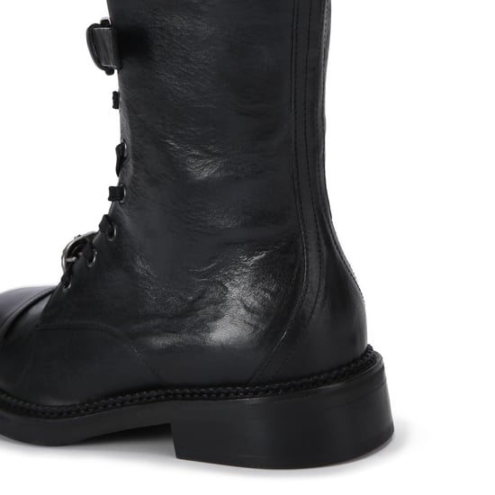 Kurt Geiger London Leather Monument Strap Boots