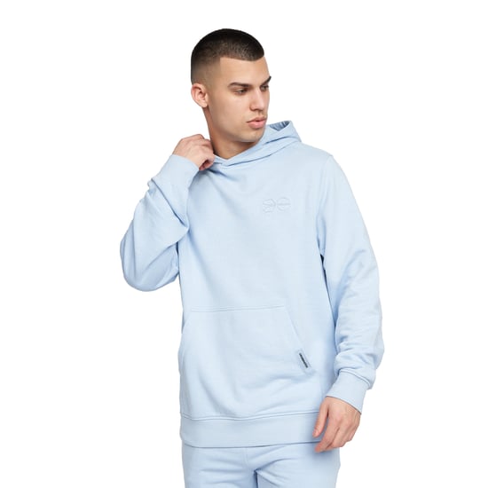 Crosshatch Mens Emmson Hoodie (Light Blue) - Image 1