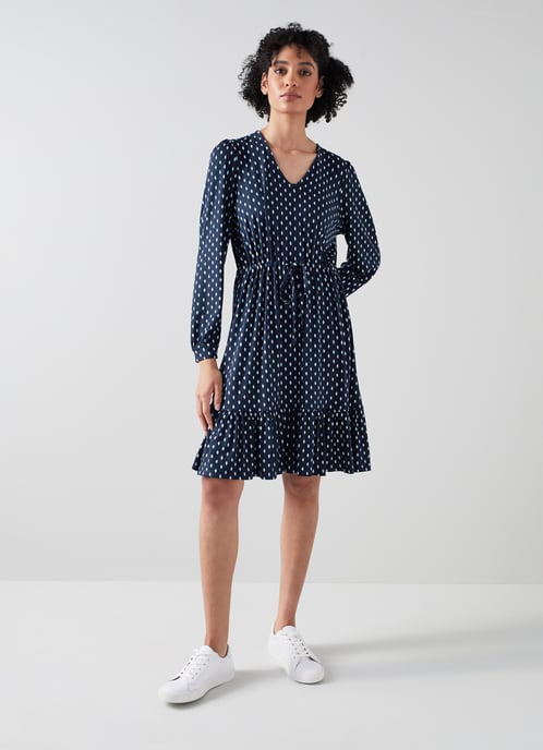 LK Bennett Everly Dresses, Navy Multi