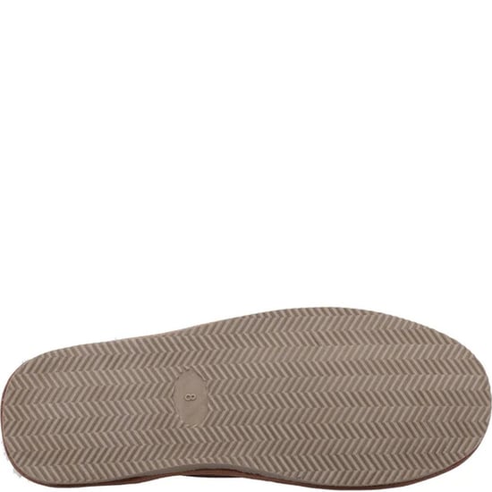 Hush Puppies Mens Coady Leather Slippers (Tan) - Image 3