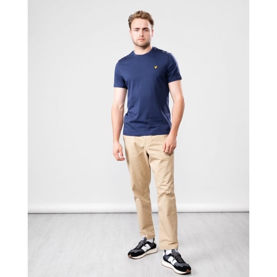 Lyle & Scott Tee SS Plain T-Shirt Blauw - Image 5