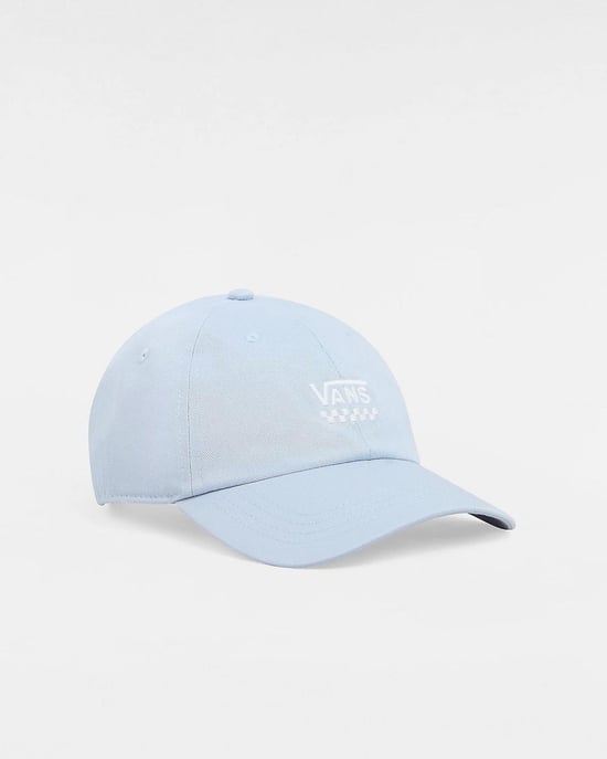VANS Court Side Curved Bill Jockey Hat in Dusty Blue - Image 1
