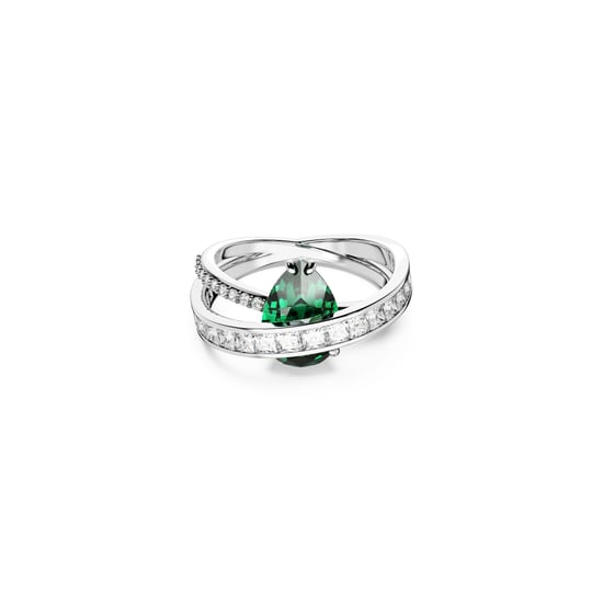 Swarovski 'Hyperbola' Women's Base Metal Ring - Silver 5665361