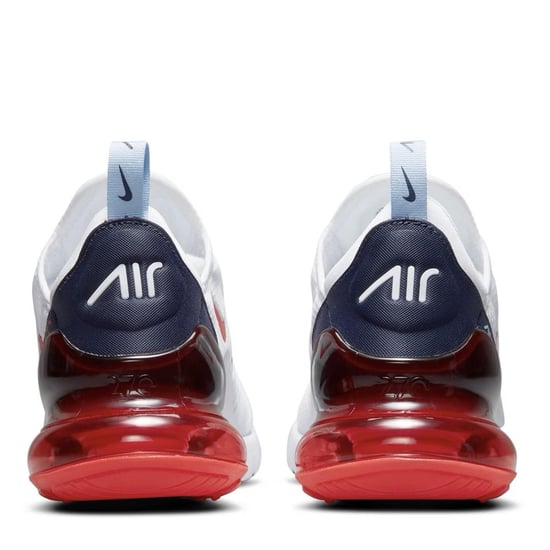 Nike Air Max 270 Trainers White/Red/Navy