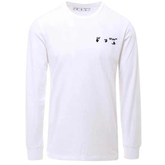 Off-White OW Logo Long Sleeve White T-Shirt - Image 1