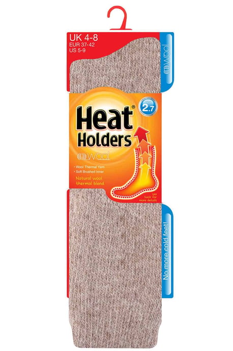 Extra långa tjocka 2.7 TOG färgade knästrumpor i ull för damer - Image 2